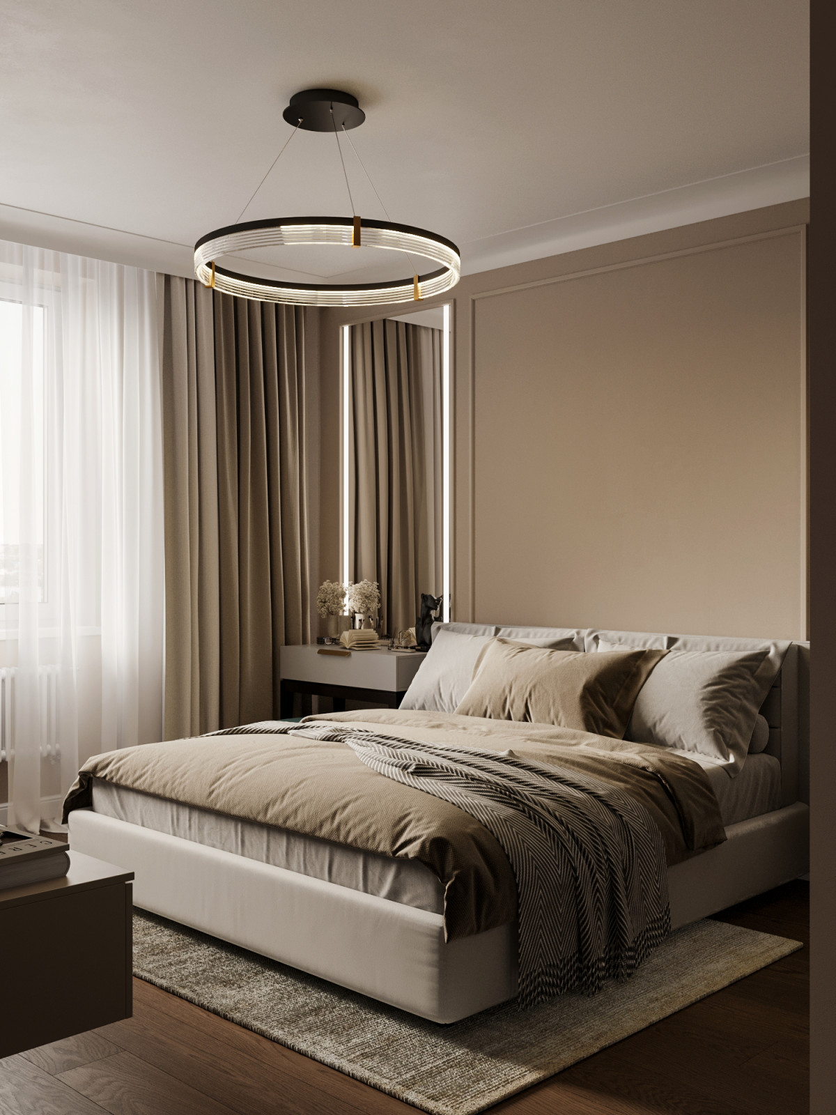 Дизайн проект 3-х комнатной квартиры "Зеленая роща"