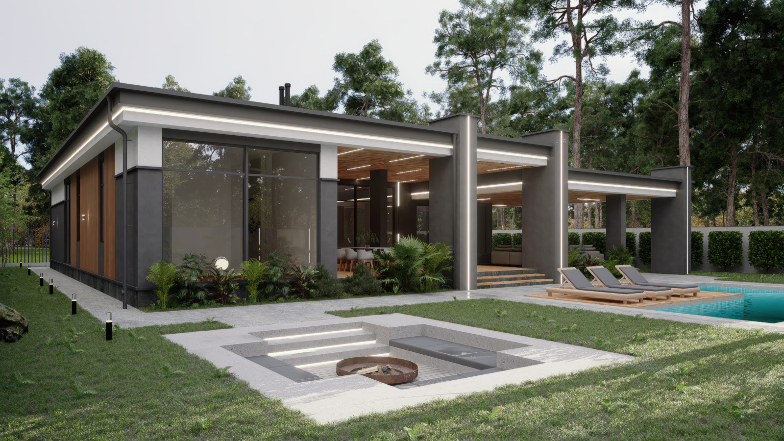 Обложка проекта: Индивидуальный жилой дом в Янтарном