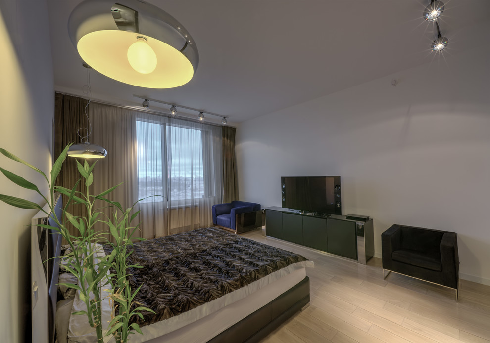 Квартира в современном стиле с яркими акцентами