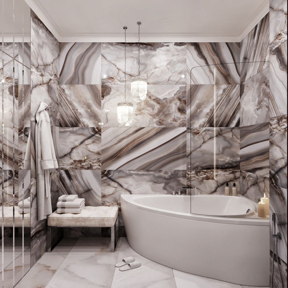 Трехкомнатная квартира площадью 120 м2. Современная классика.