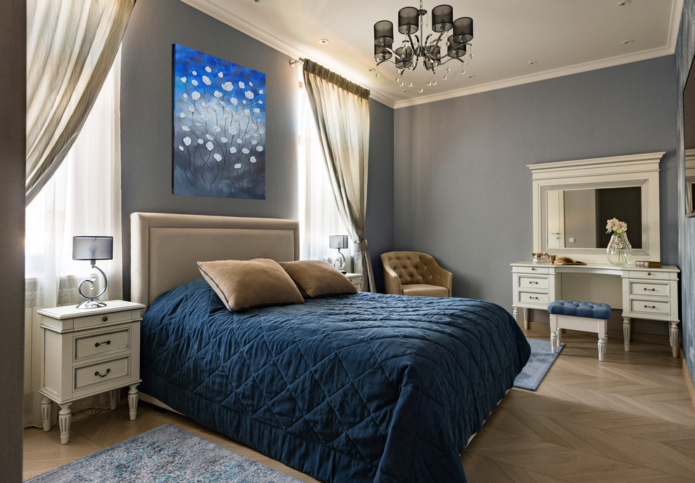 Гостевая спальня "синяя"