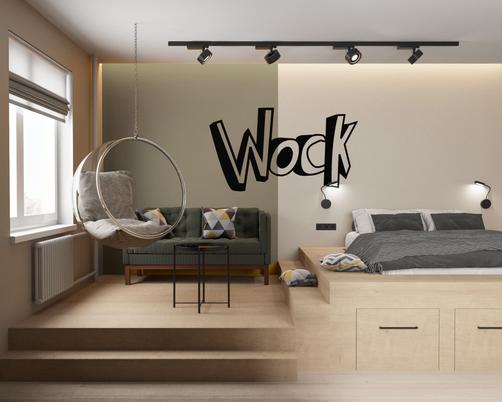 Квартира 200 м² у парка Царицыно (2 этаж)