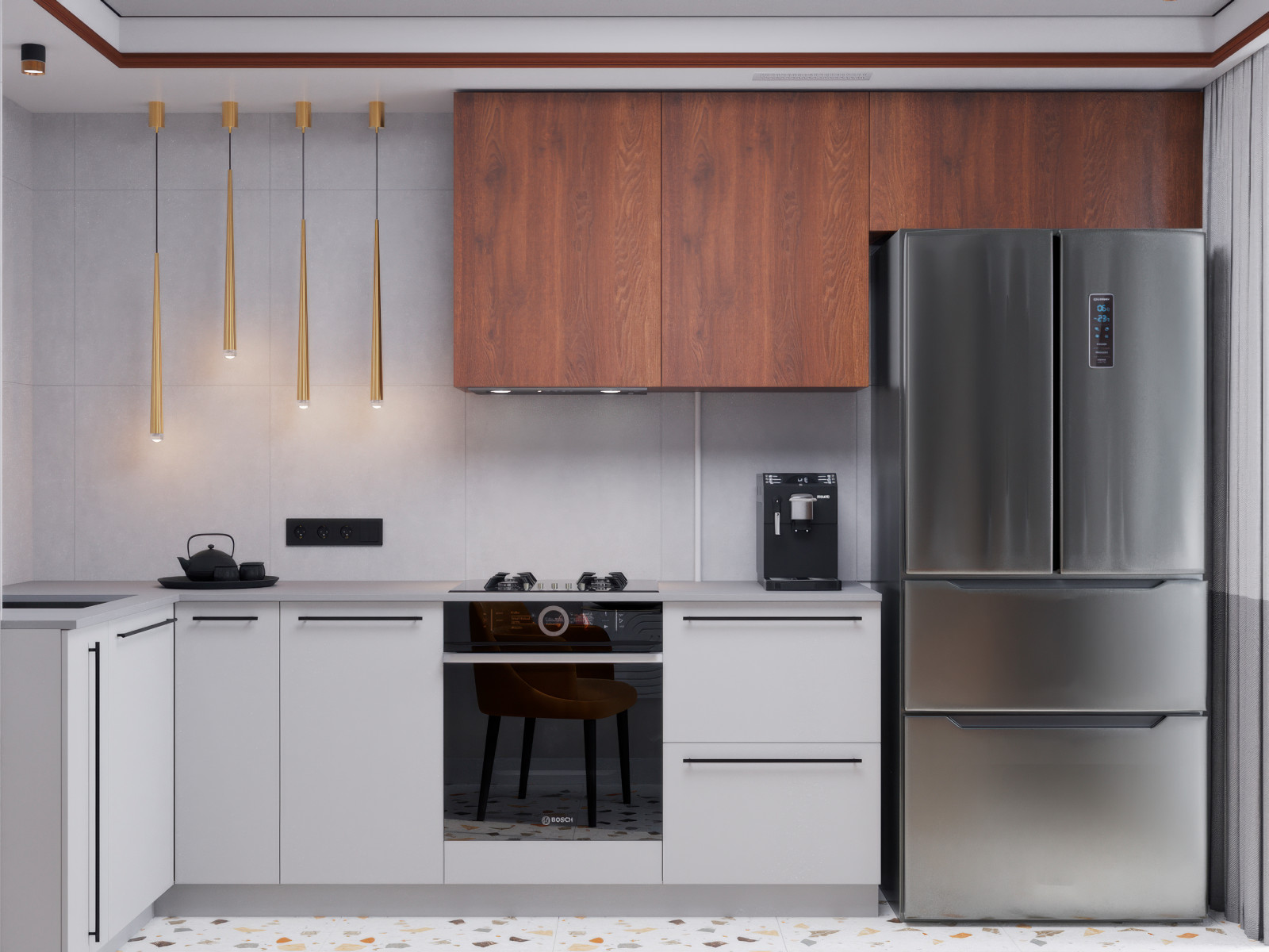 Мини-проект, кухня в серии П-18\12