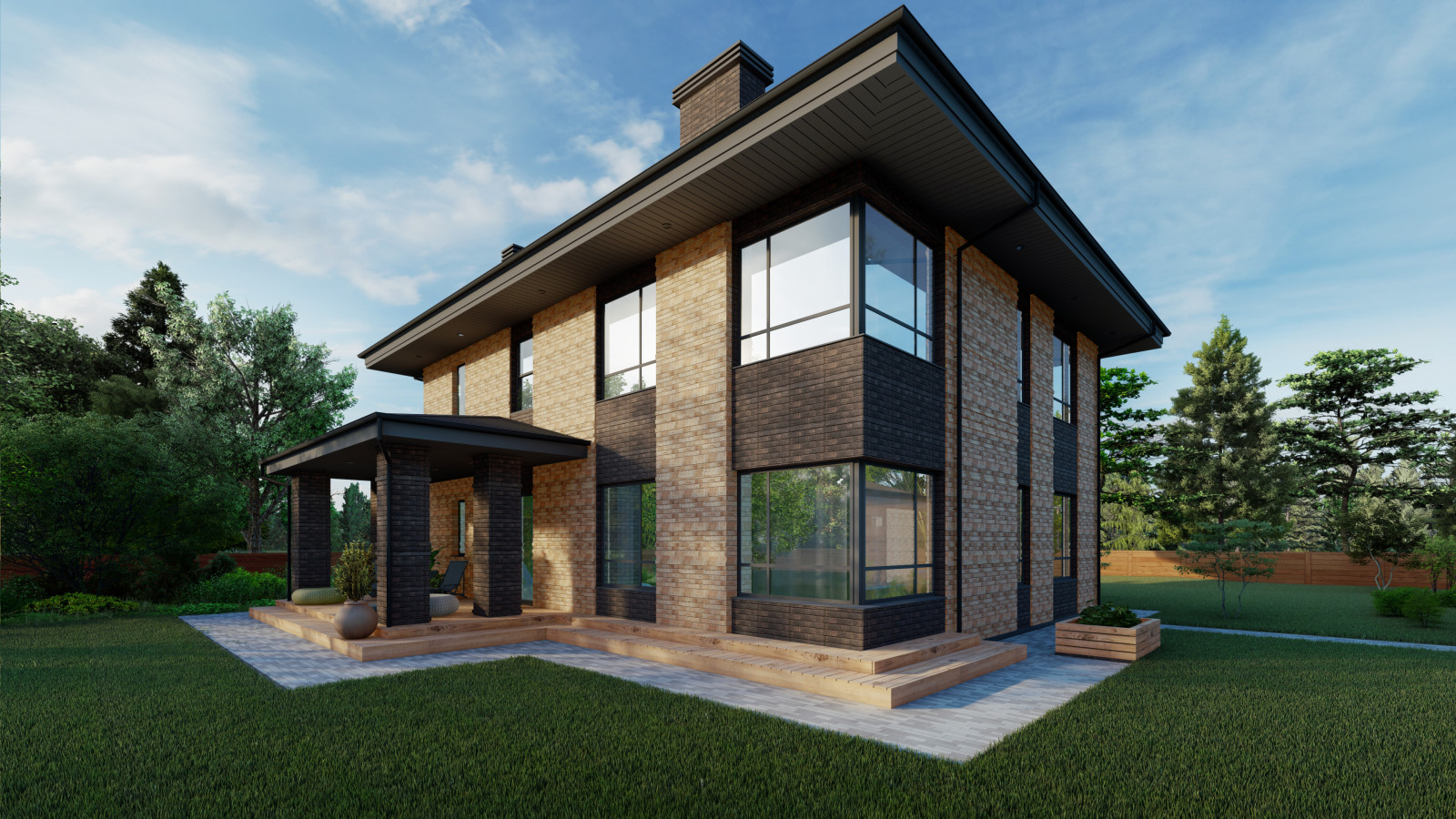 Обложка проекта: Кирпичный дом во Владимире