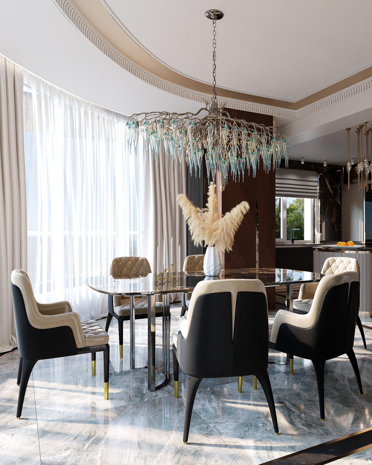 Интерьер квартиры г. Самара 280 м2