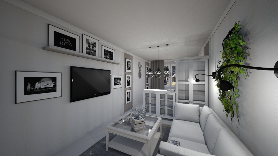 Гостинная в скандинавском стиле