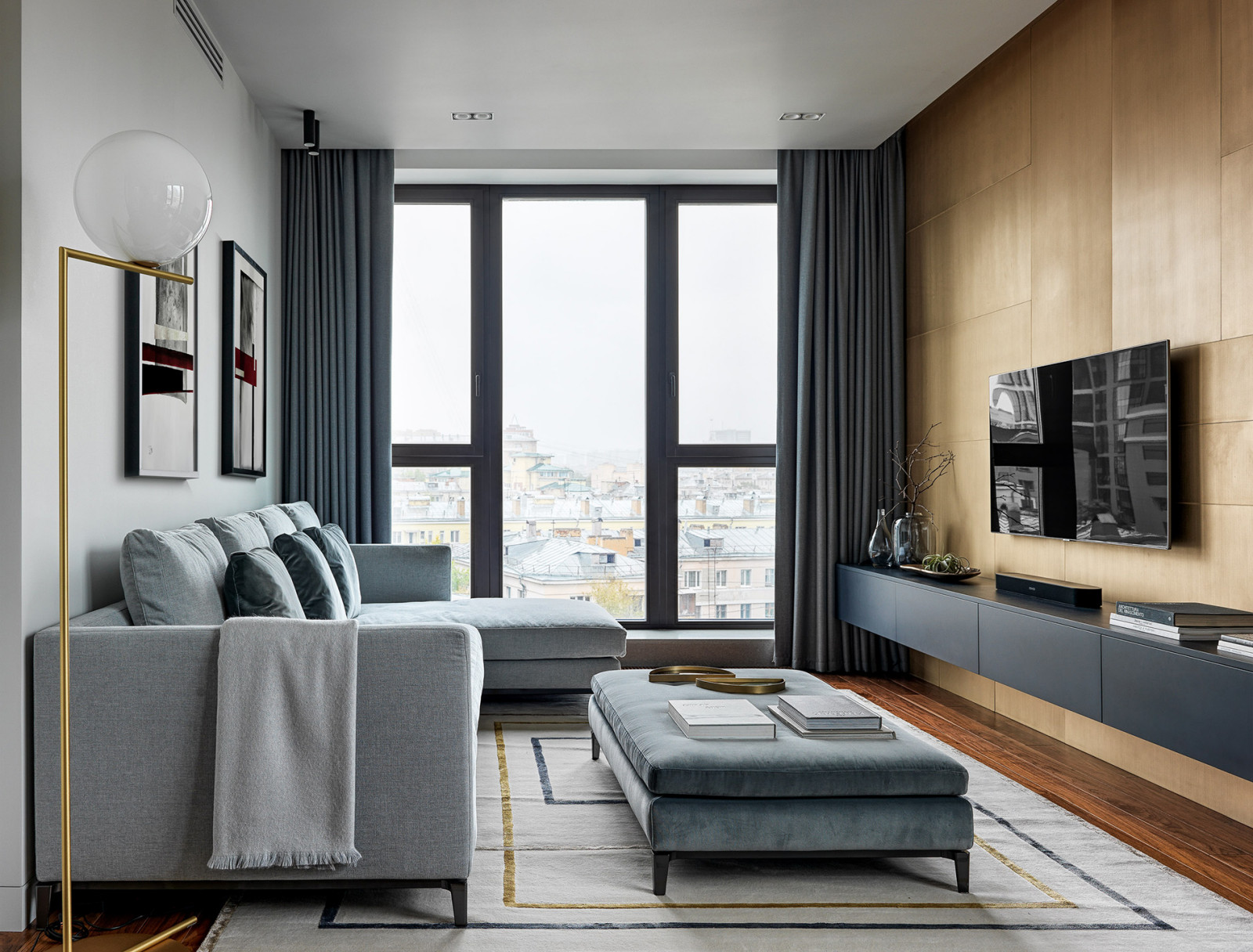 Apartment with a view of Moscow City