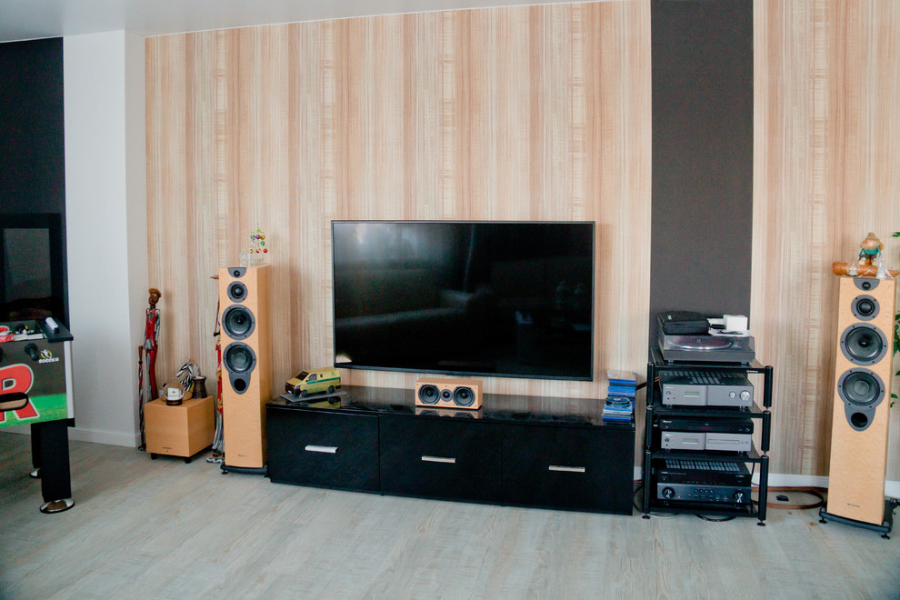 Квартира в современном стиле с элементами этно для молодой семьи