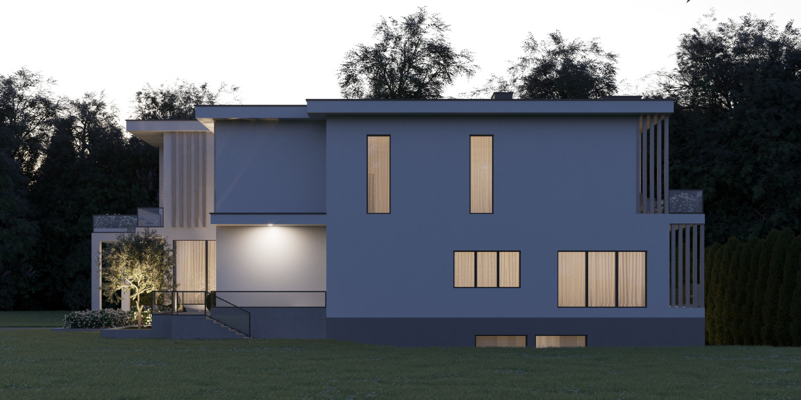 Загородный дом в современном стиле