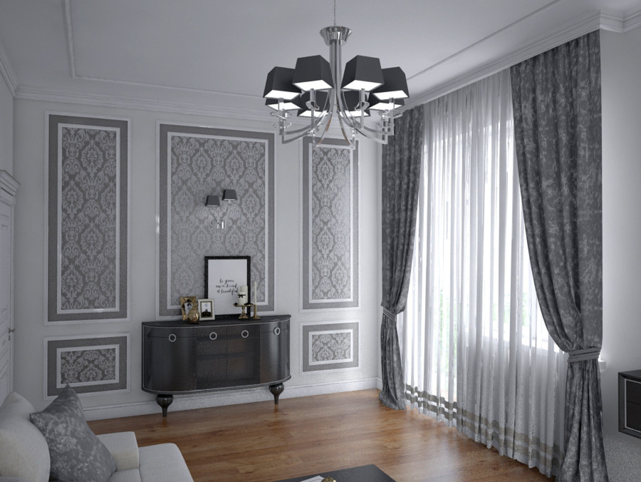 Дом в стиле неоклассики.