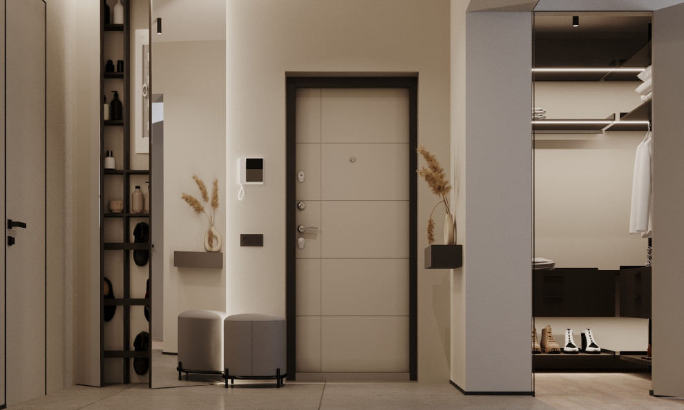 Интерьер квартиры 87м2 в поселке парке Весна