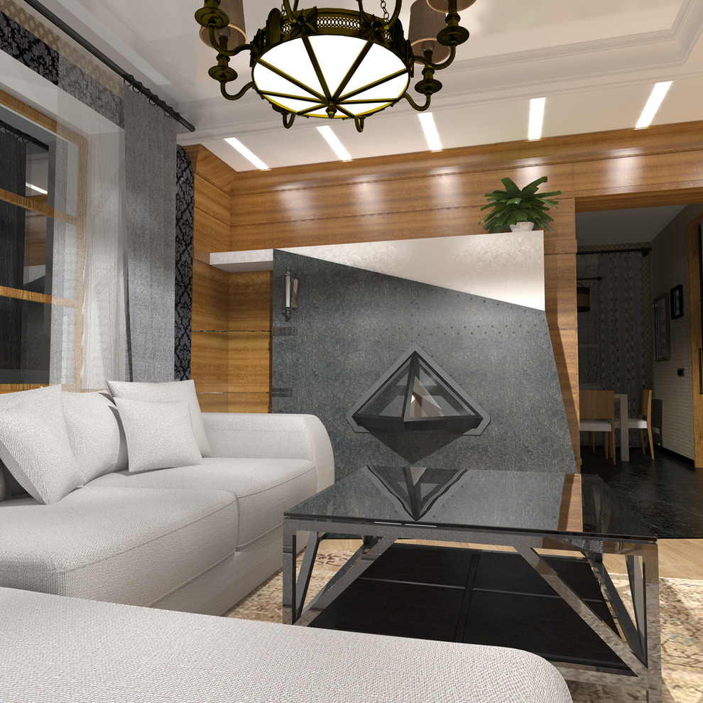 Мягкий "steam-punk" в небольшом загородном доме Подмосковья.