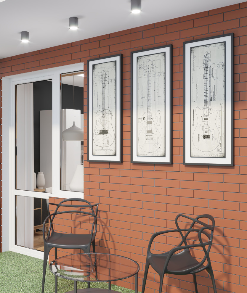 Яркая однокомнатная квартира