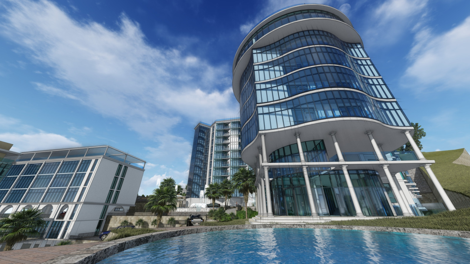 Эскизный проект развития санатория "Кудепста"