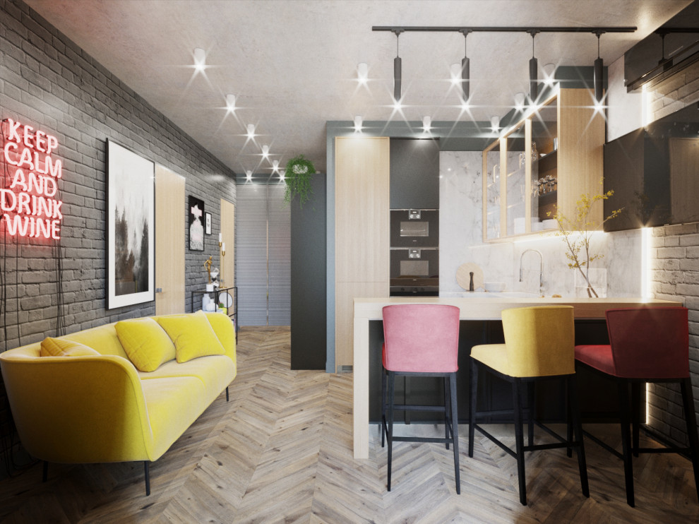 Лофт-апартаменты с 1 спальней. ЖК "Наследие"