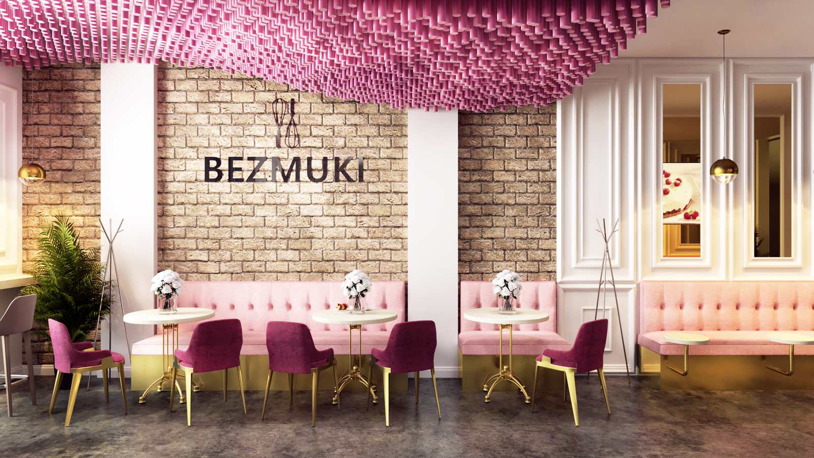 Посадочный план кондитерской BEZMUKI