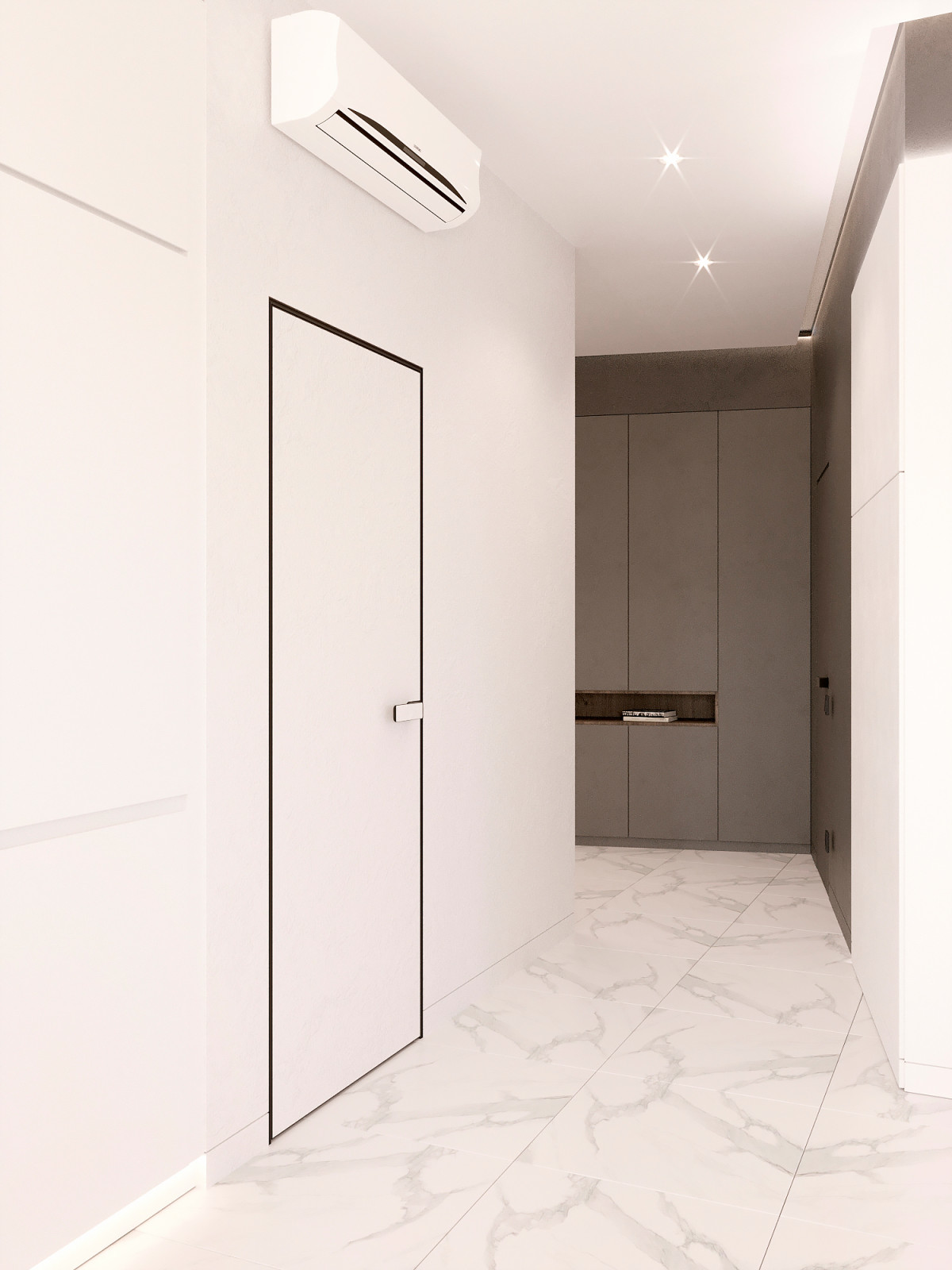 Свнетлый минималистичный интерьер