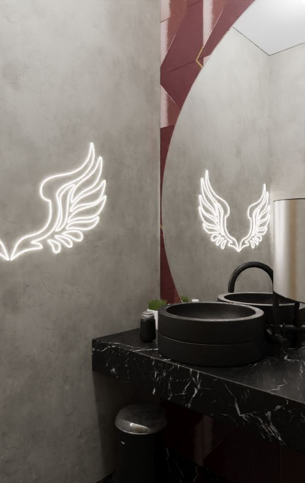 Дизайн массажной студии в стиле эклектика