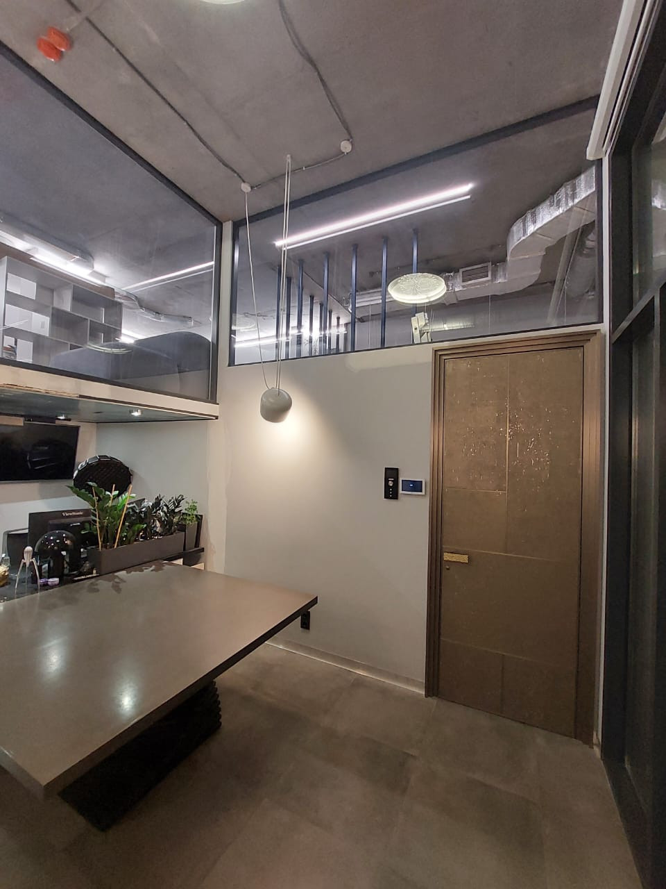 Стеклянная перегородка для офиса