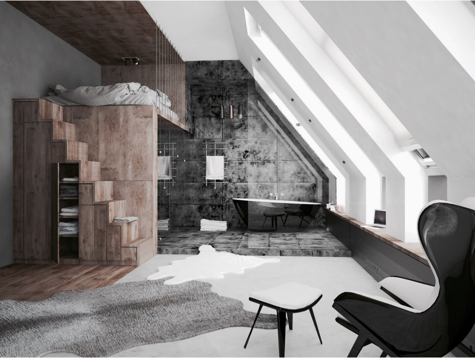 Обложка проекта: Мансарда на Петроградке