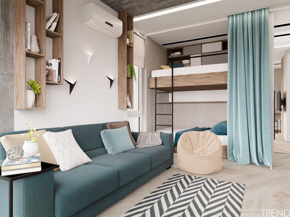 Интерьер квартиры студии в Сочи