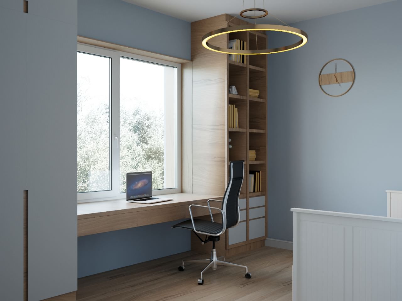 Интерьер в скандинавском стиле 152 м^2. г.Казань