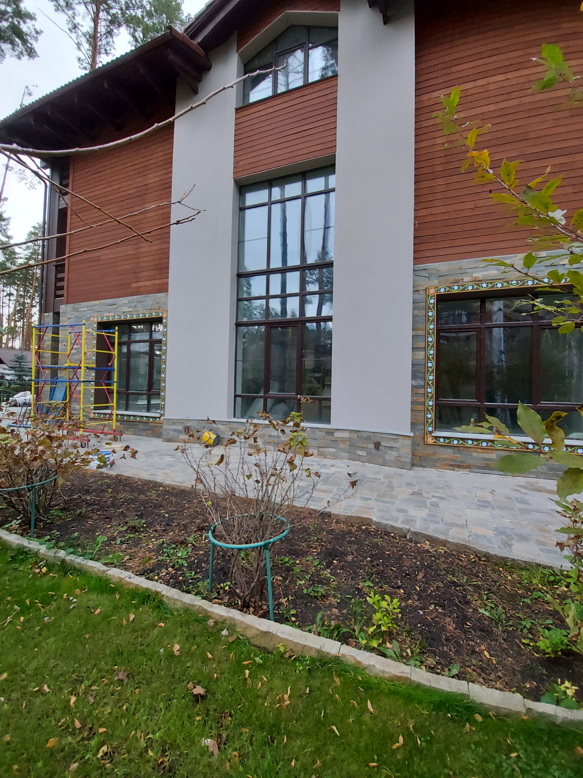 Роспись фасада КП Образцово