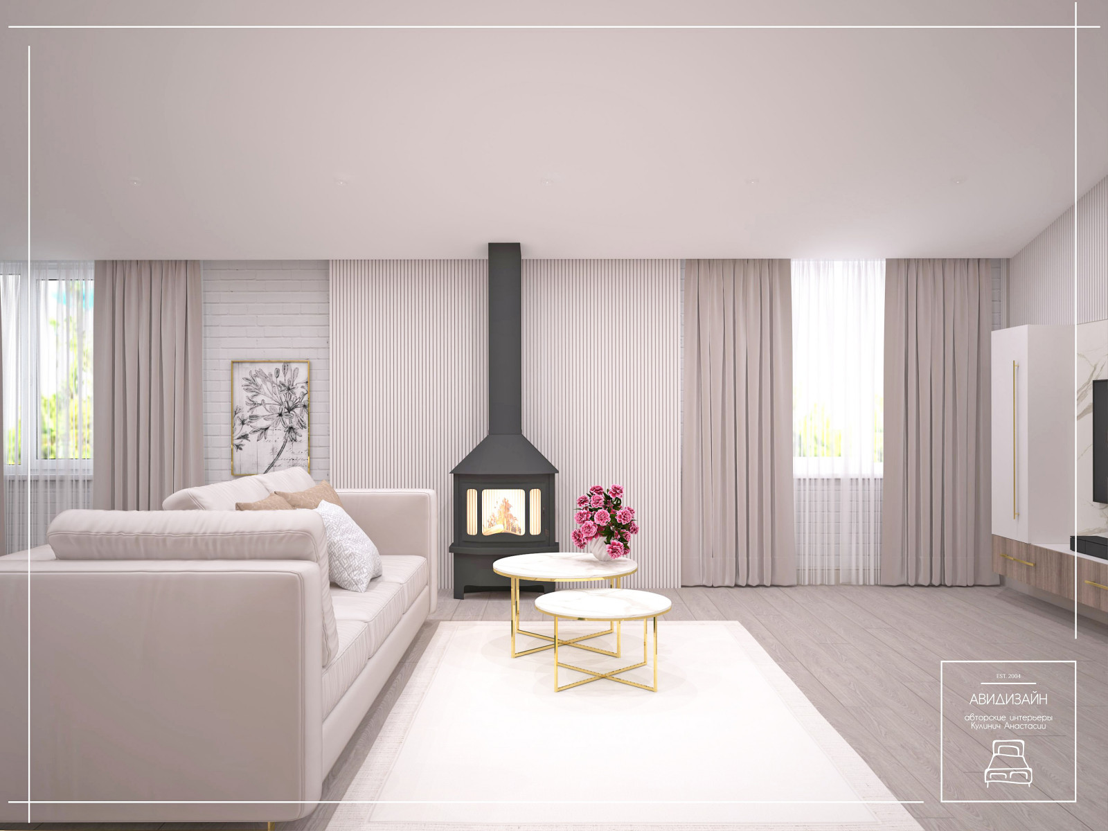 Одноэтажный дом в современном стиле