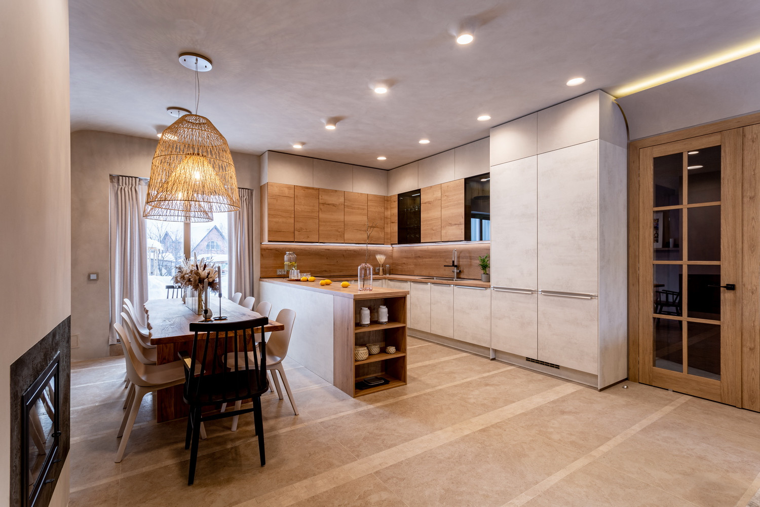 Обложка проекта: Уютная кухня nobilia в проекте "Дачного ответа" для большой семьи.