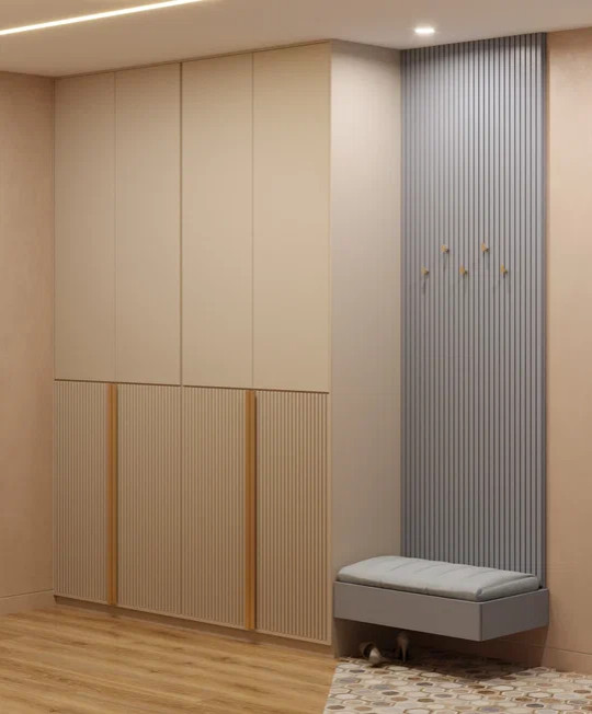 Яркий дизайн квартиры для пары в возрасте с элементами классики