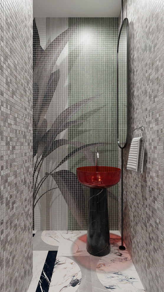 Эскизный проект прихожей и гостевого санузла