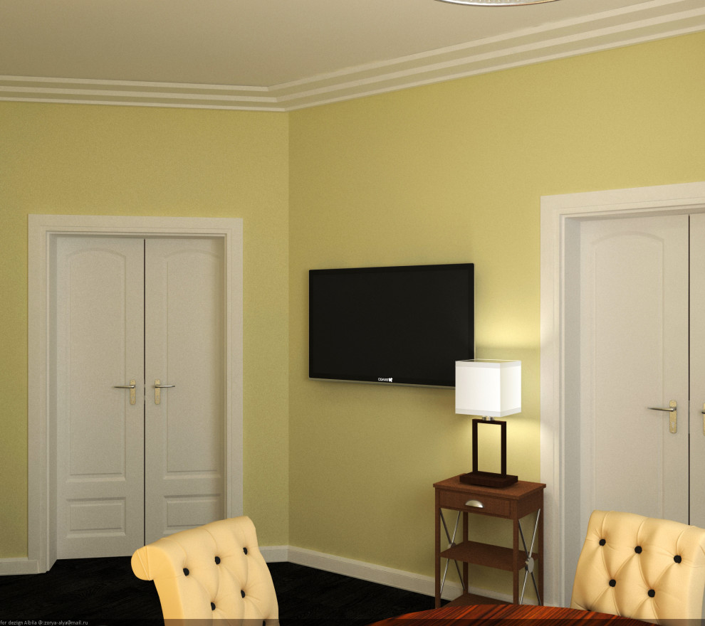 Проект гостиной в малогабаритной квартире г. Домодедово