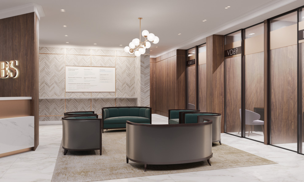 Интерьер банка