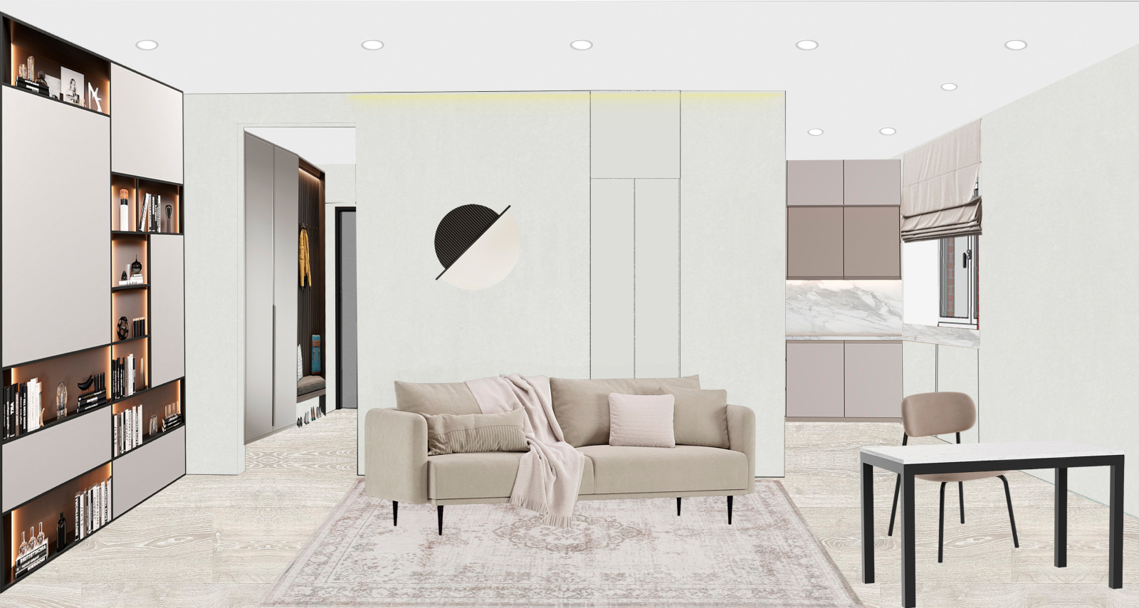 Дизайн гостиной коллажи