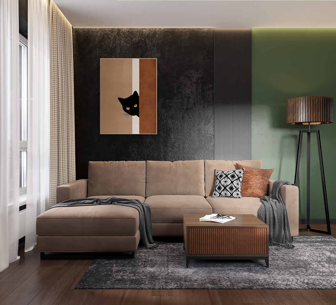 Уютный черный