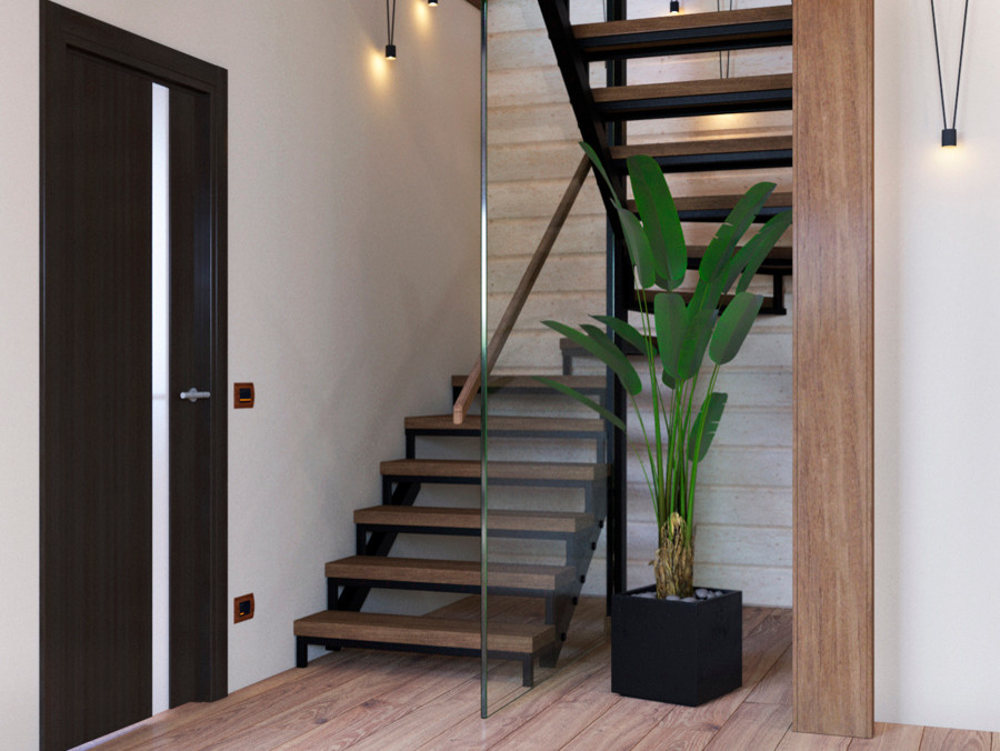 ПРОЕКТ ИНТЕРЬЕРА ДОМА НА ЧЕРНОЙ РЕЧКЕ во Владивостоке)