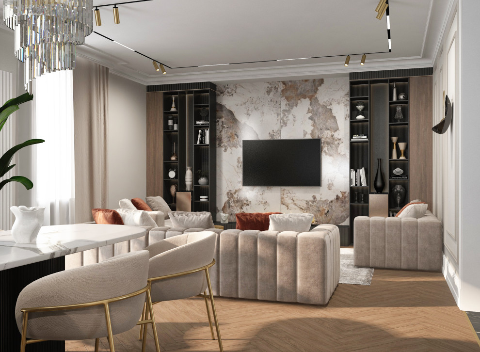 Кухня - гостиная 85 м2 г. Нижний Новгород