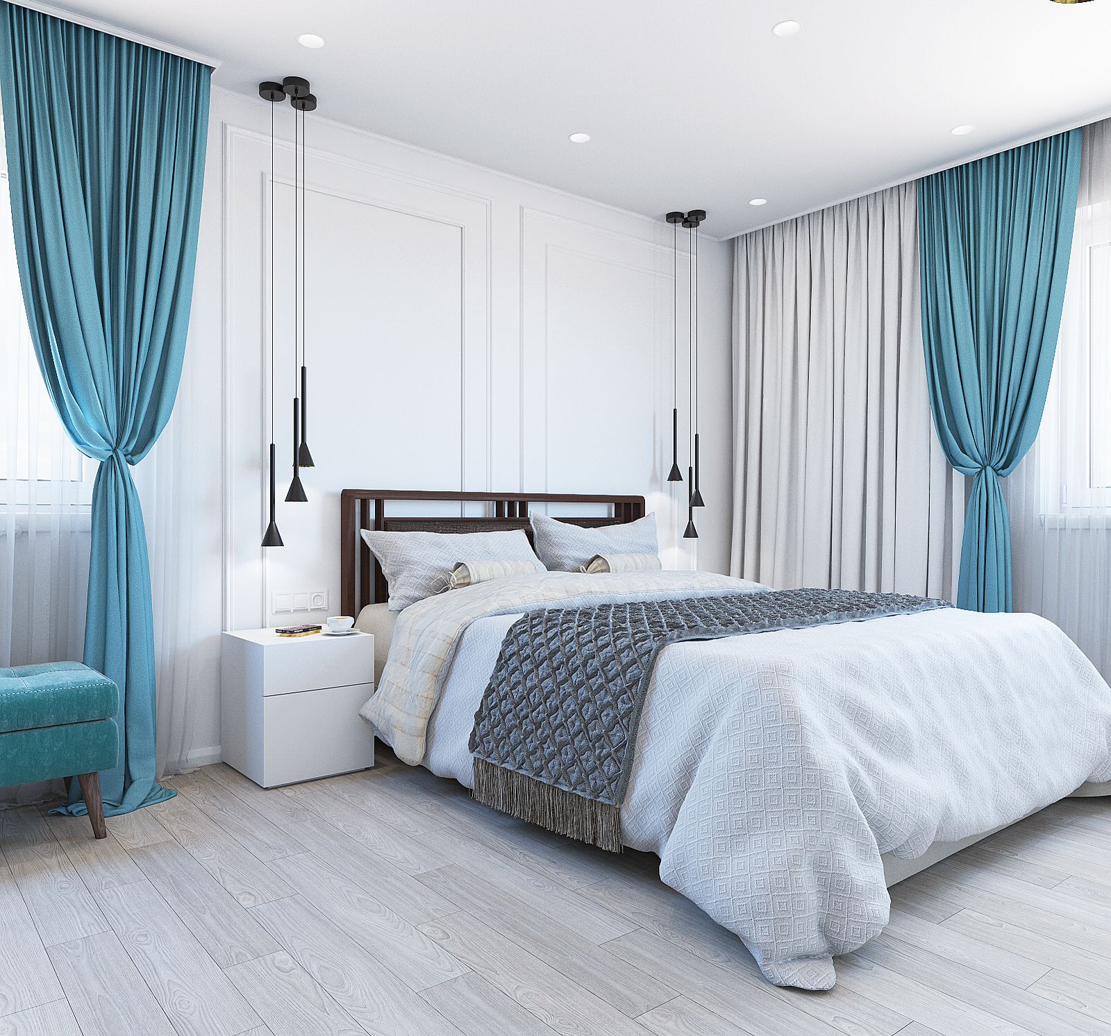 Обложка проекта: Белоснежная спальня