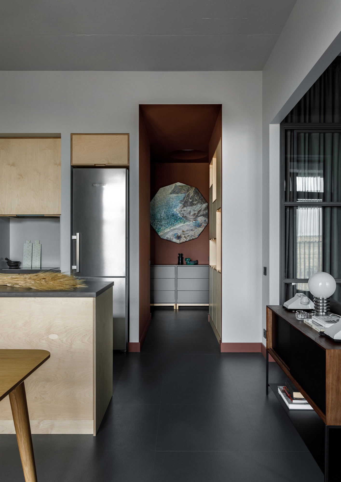 Houzz тур: Квартира с кухней из фанеры