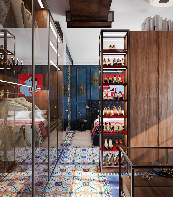 Гардероб. Квартира в Испании