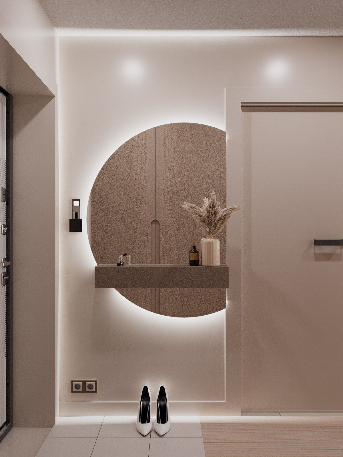 Однокомнатная квартира в смешанном стиле