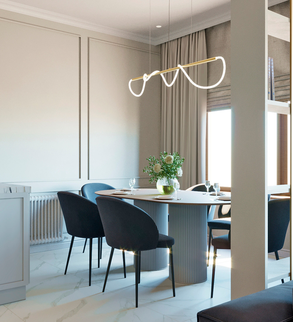 Обложка проекта: Квартира в стиле неоклассика в ЖК FAMILIA