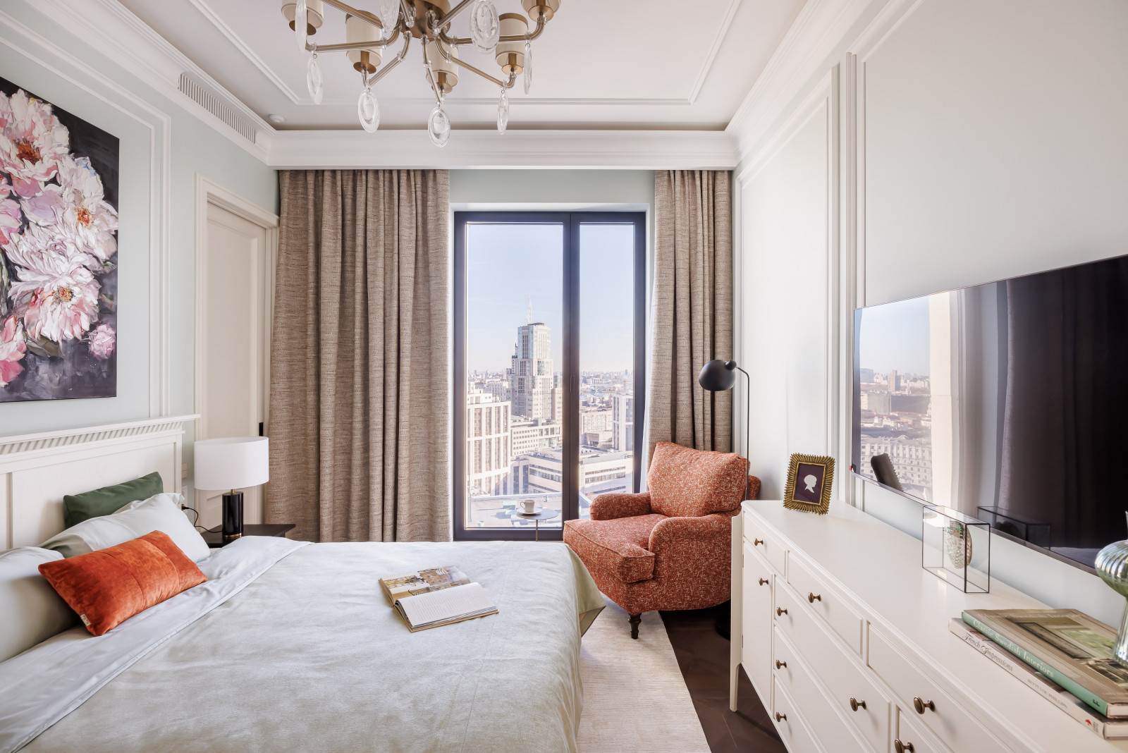 Дизайн и ремонт квартиры ЖК Диалог - Американская классика