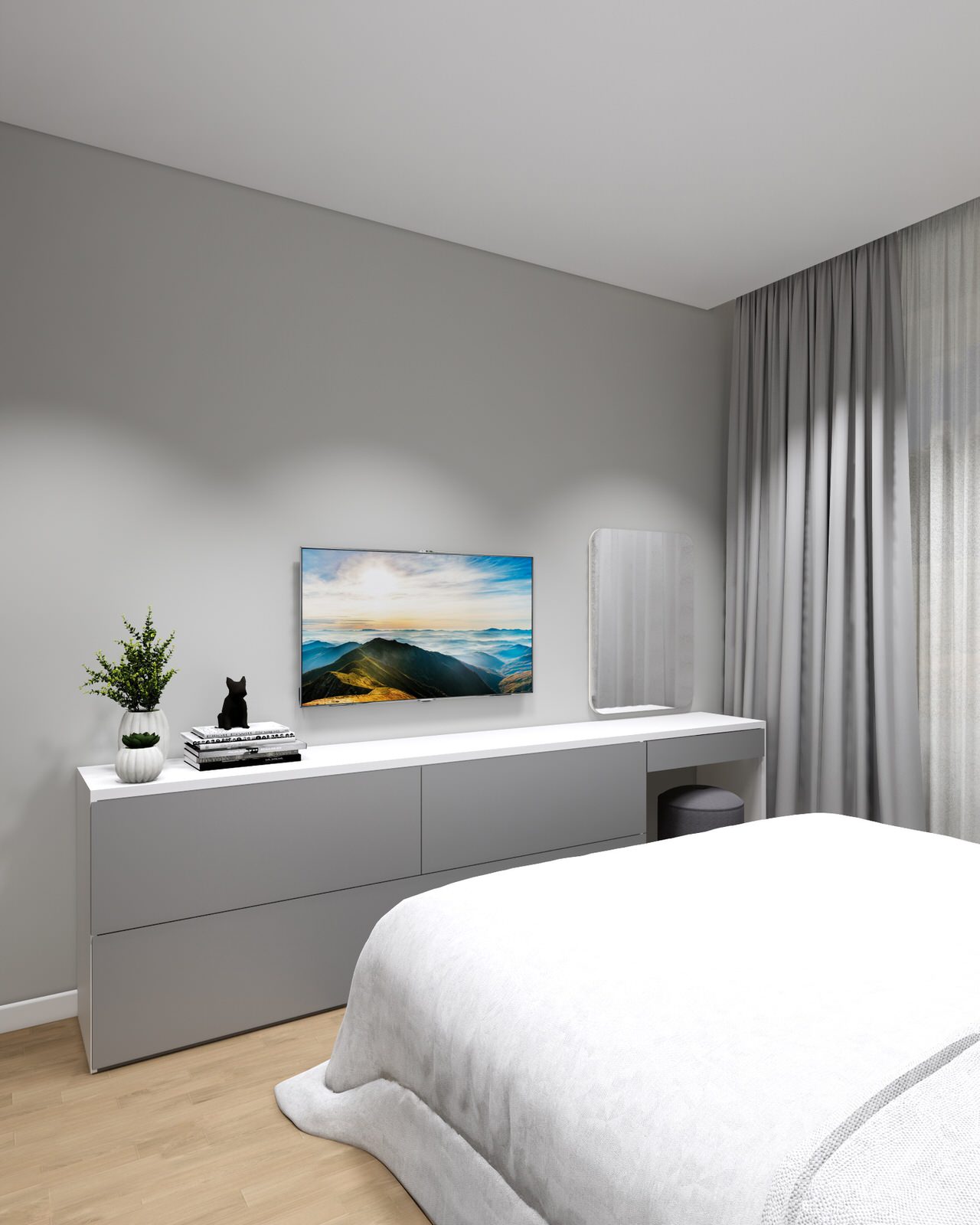 Двухкомнатная квартира 60 м2