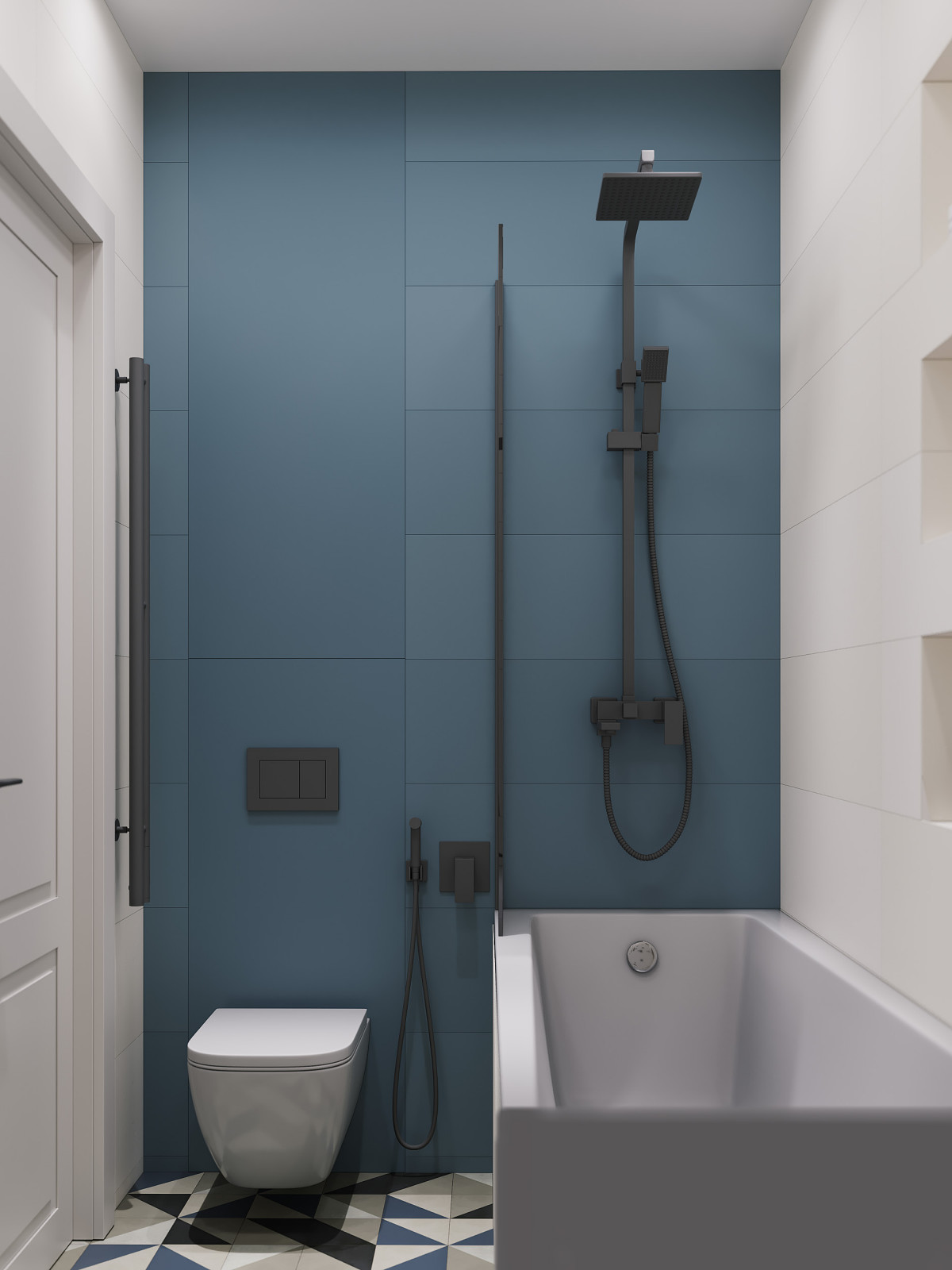 Дизайн-проект квартиры в Москве, 120 кв.м