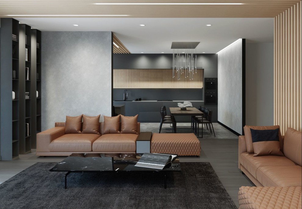 Обложка проекта: Кухня-гостиная