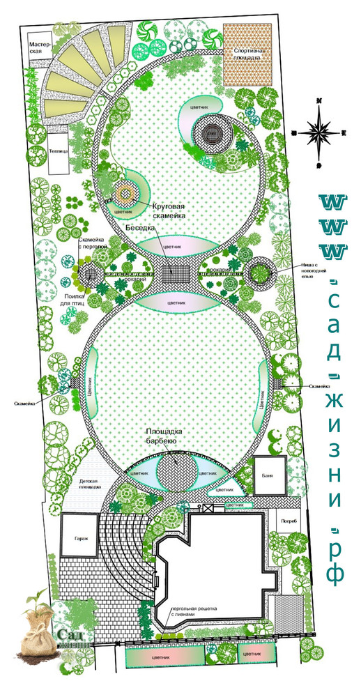 Обложка проекта: Благоустройство частного земельного участка г. Тобольск, Тюменская область.