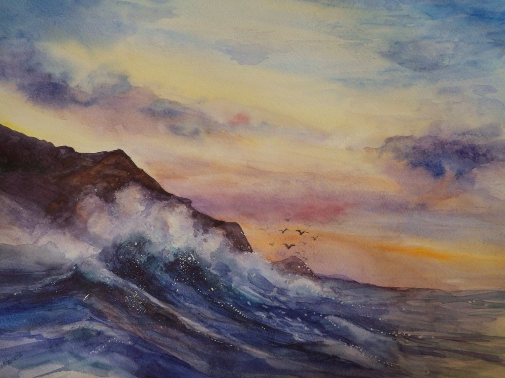 картины акварелью