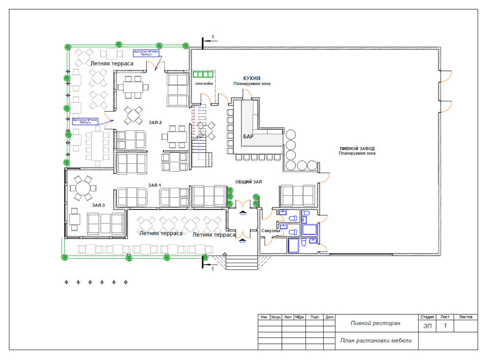 Ресторан -пред проект