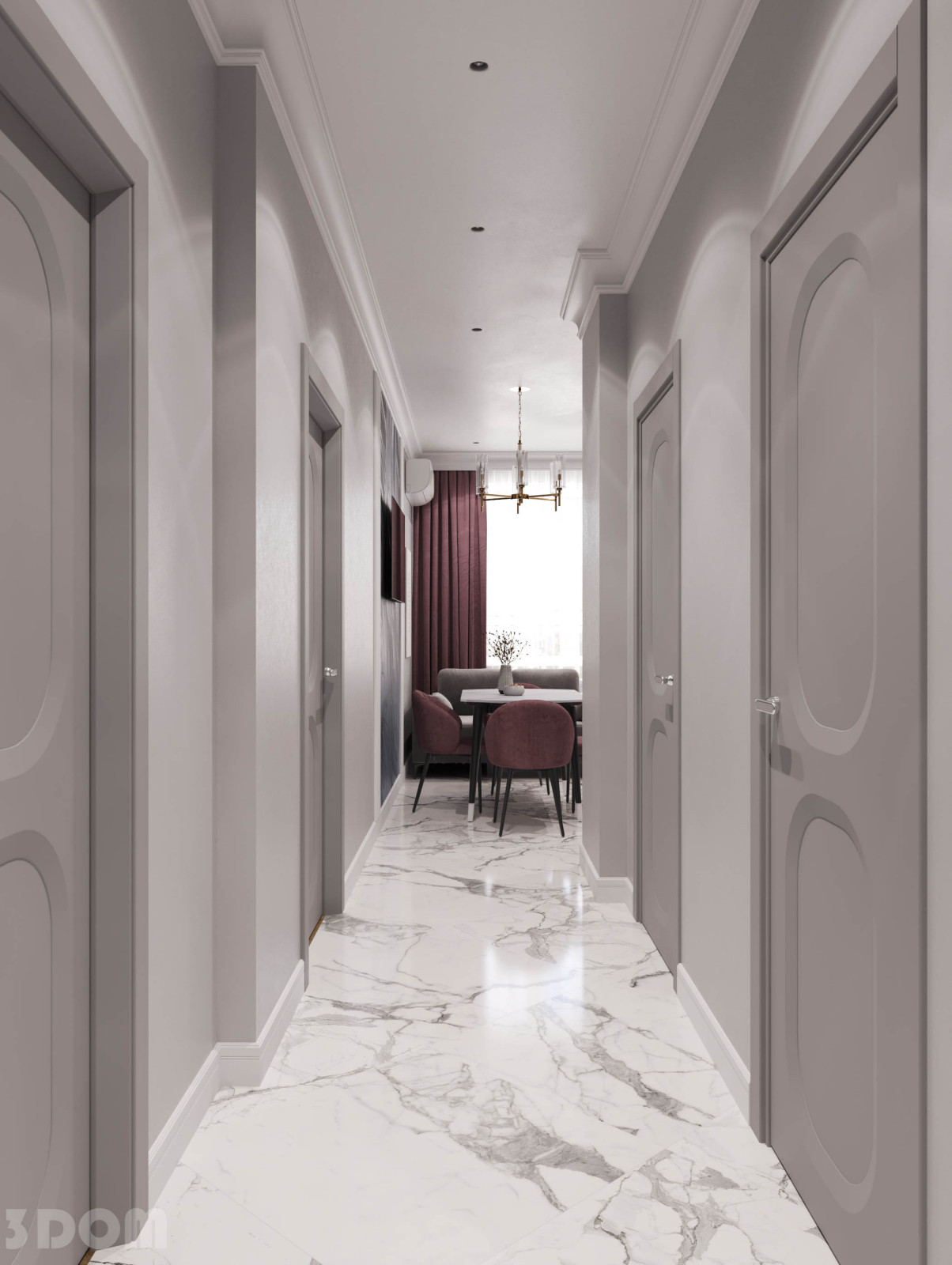 КВАРТИРА ЖК "ТАЙМС" 70кв.м  | 3DOM